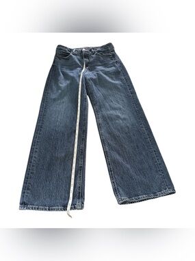 Old Navy Sky-Hi Extra High Waisted Wide Leg Secret-Smooth Pockets Denim Jeans 10